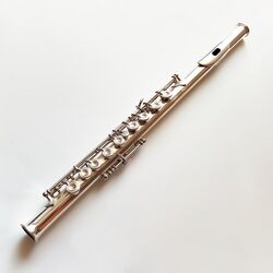 Flute konser modern, salah satu jenis alat musik tiup kayu yang populer.